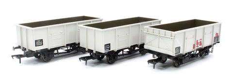 Accurascale 1089 OO Gauge BR 21T MDO Mineral Wagon BR Grey TOPS - Pack H