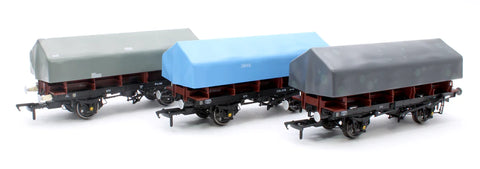 Accurascale 1103 OO Gauge BR Coil A/SFV Steel Wagon TOPS Bauxite - Pack D