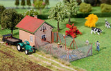 Faller 130328 HO/OO Gauge Henhouse with Free Run Pen Kit