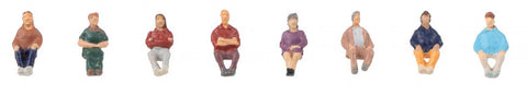 Faller 155614 N Gauge Seated People (8) Figure Set