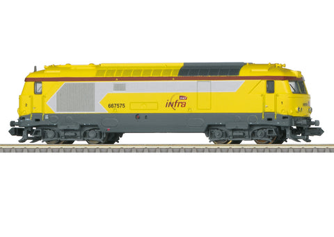 Minitrix 16707 N Gauge SNCF BB67400 Diesel Locomotive VI (DCC-Sound)
