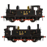 Bachmann 31-066 OO Gauge NER E (J71) Tank 317 LNER Lined Black
