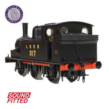 Bachmann 31-066SF OO Gauge NER E (J71) Tank 317 LNER Lined Black DCC SOUND