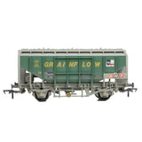 Bachmann 33-132B OO Gauge 35 Ton PAA Bulk Grain Wagon 'Grainflow' Green & Grey WEATHERED