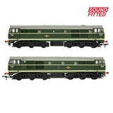 Bachmann 35-802ASF OO Gauge Class 30 D5862 BR Green (Small Yellow Panels) SOUND FITTED