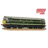 Bachmann 35-802SFX OO Gauge Class 30 D5574 BR Green (Small Yellow Panels) SOUND FITTED DELUXE