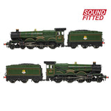 Graham Farish 372-031ASF N Gauge GWR 4073 'Castle' 5015 'Kingswear Castle' BR Lined Green (Early Emblem) SOUND FITTED