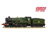 Graham Farish 372-031ASF N Gauge GWR 4073 'Castle' 5015 'Kingswear Castle' BR Lined Green (Early Emblem) SOUND FITTED