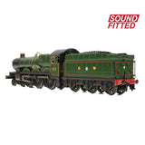 Graham Farish 372-034SF N Gauge GWR 4073 'Castle' 5055 'Earl of Eldon' GWR Lined Green (GW Crest) SOUND FITTED