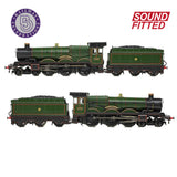 Graham Farish 372-035SF N Gauge GWR 4073 'Castle' 4082 'Windsor Castle' GWR Lined Green (Shirtbutton) SOUND FITTED