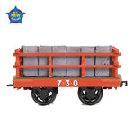 Bachmann 73-028A NG7 Gauge Dinorwic Slate Wagon with sides Red [WL]