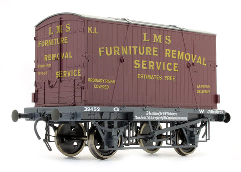 Dapol 7F-037-009 O Gauge Conflat Wagon GWR 39452 & Container LMS Removals