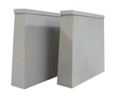 Walthers 933-4552 HO Gauge Double Track Railroad Bridge Concrete Piers (2) Kit