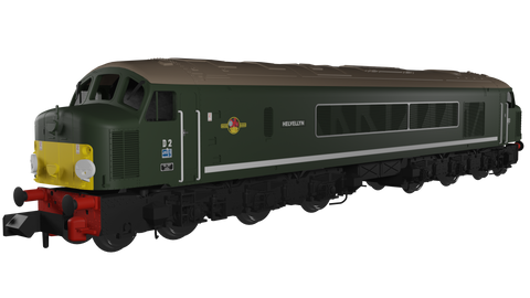 Rapido Trains 948003 N Gauge D2 “Helvellyn” BR Green With Small Yellow Panel