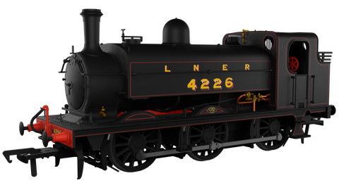 Rapido Trains 958504 OO Gauge LNER J52/2 No.4226 LNER Black with Red Lining (DCC SOUND)
