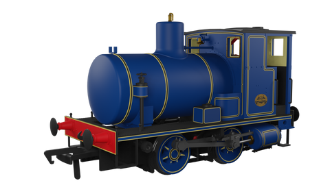 Rapido Trains 965002 OO Gauge Andrew Barclay Fireless 0-4-0 – Lined Caledonian Blue