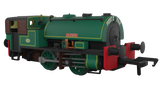 Rapido Trains 968001 OO Gauge Port of Par Bagnall’s Special Edition Twin Pack-Lined Dark Green