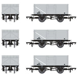 Accurascale 1021 OO Gauge BR 16T Mineral - 1/108 - BR Freight Grey - Pack A