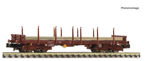 Fleischmann 6660002 N Gauge FS Rgmms Bogie Flat Wagon w/Rail Load V