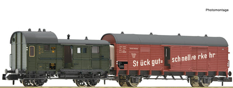 Fleischmann 6660032 N Gauge DRG Leig Wagon Set (2) II