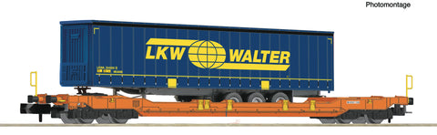 Fleischmann 6660039 N Gauge Wascosa Sdgnss T5 Pocket Wagon LKW Walter Trailer Load V