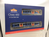 Bachmann 31-041 OO Gauge Southwest Trains Class 450 450127 4 Car EMU Weathered