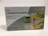 Faller 161840 HO/OO Gauge Car System LED Traffic Lights (2) with Electronics