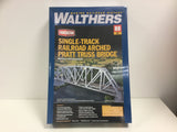Walthers 933-4521 HO Gauge Single Track Railroad Arched Pratt Truss Bridge Kit