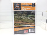 Scale Model Scenery LX006 OO Gauge 4ft Post & Rail Fencing Laser Cut Kit