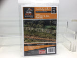 Scale Model Scenery LX236 OO Gauge 4ft Post & Rail Fencing Laser Cut Kit