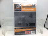 Scale Model Scenery TX158 OO Gauge Weathered Asphalt Texture Paper (x5)