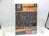 Scale Model Scenery TX012 OO Gauge Rusty Corrugated Iron Texture Paper (x5)