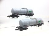 Fleischmann HO Gauge DB Eva BP Bogie Tank Wagon x2 (Weathered)