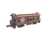 Con Cor 1251-A N Gauge ATSF Bay Window Caboose 203517