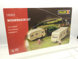 Faller 140483 HO/OO Gauge Caravans (2) Fairground Kit IV