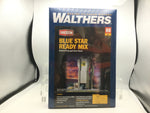 Walthers 933-3086 HO Gauge Blue Star Ready Mix Concrete Kit