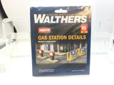 Walthers 933-3545 HO Gauge Gas/Petrol Station Details Kit