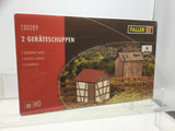 Faller 130289 HO/OO Gauge Two Equipment Sheds Kit