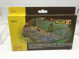 Faller 180414 HO/OO Gauge Wire Mesh Fence With Wooden Poles Kit 340mm III