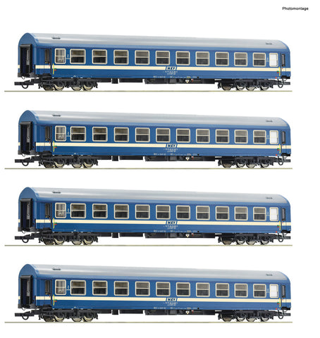 Roco 6200031 HO Gauge MAV Y/B70 Express Coach Set (4) IV