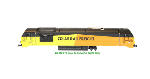 Dapol 2D-010-012D N Gauge Class 67 023 'Stella' Colas Rail (DCC-Fitted)