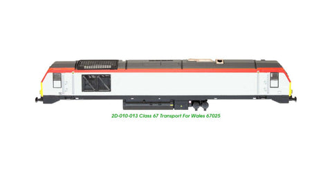 Dapol 2D-010-013D N Gauge Class 67 025 Transport for Wales (DCC-Fitted)