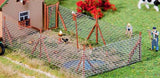 Faller 180414 HO/OO Gauge Wire Mesh Fence With Wooden Poles Kit 340mm III