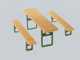 Faller 180444 HO/OO Gauge Beer Benches (40) And Tables (20) Kit