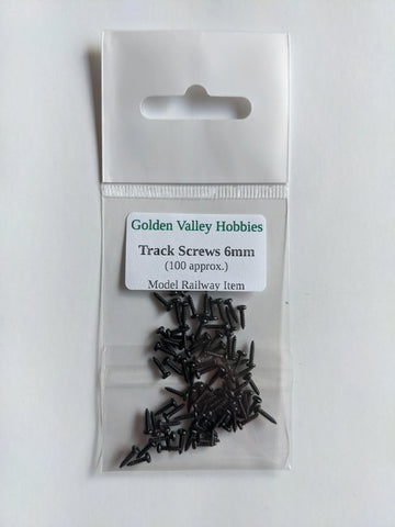 Golden Valley GVSCREWS6 Track Screws 6mm Long (Pk 100)