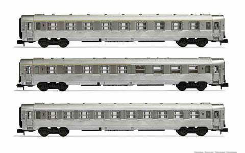 Arnold HN4336 N Gauge SNCF DEV Inox Coach Set (3) III