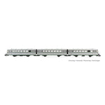 Arnold HN2352S N Gauge RENFE 591.300 3 Car DMU Silver III (DCC-Sound)
