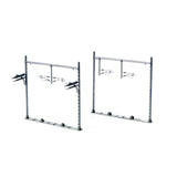 Kato 23-067-2 N Gauge Double Track Catenary Mast Silver (12)