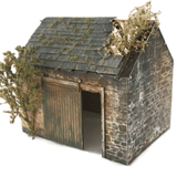 Scale Model Scenery KX057 OO Gauge Barn/Store Laser Cut Kit