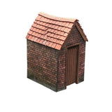 Scale Model Scenery KX096 OO Gauge Privy/Outhouse Laser Cut Kit